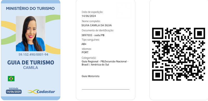 cracha da Guia Silvia Camila
