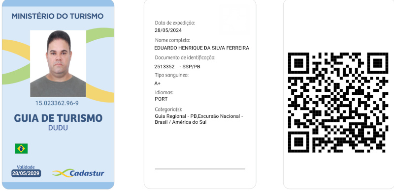 cracha virtual do guia Dudu
