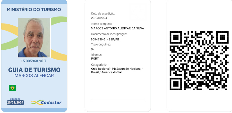 cracha do Guia Marcos Alencar